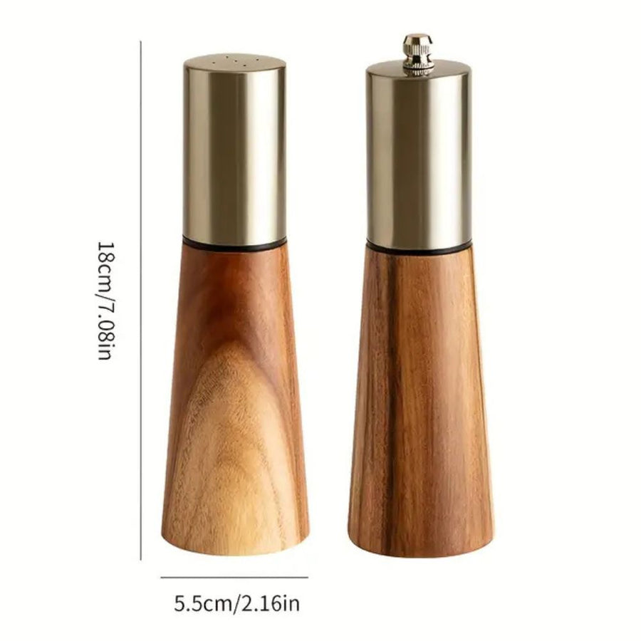 Wooden Pepper Mill Elegant Design for Refined Flavor Experience-Kitchen & Dining > Tableware-casanuva-casanuva