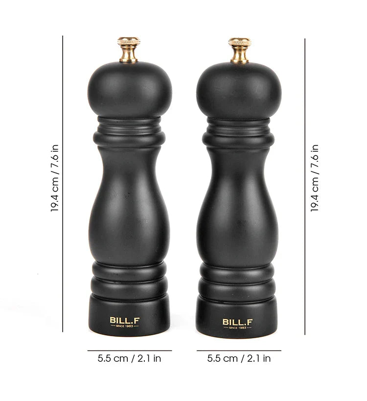 Wooden Salt and Pepper Set Elegant Design for Stylish Kitchens-Kitchen & Dining > Tableware-casanuva-casanuva