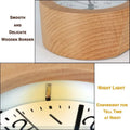Wooden Silent Alarm Clock for Cozy Bedrooms-Home Decor > Clocks-casanuva-casanuva