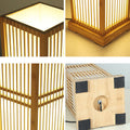 Wooden Square Column Table Lamp Japanese Minimalist Design-Lighting > Table Lamps-casanuva-casanuva