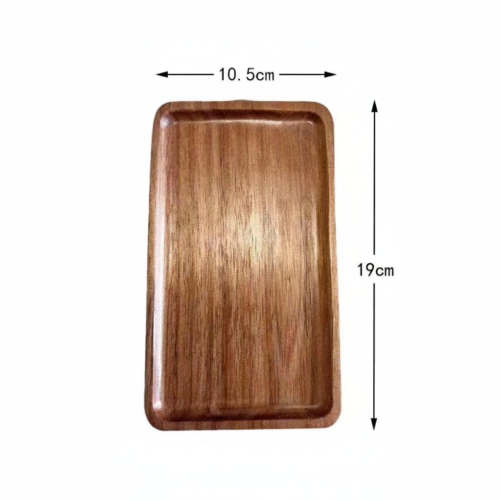 Wooden Tray Handcrafted Natural Design for Coffee Moments-Kitchen & Dining > Tableware-casanuva-Square Small-casanuva