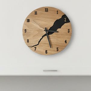 Wooden Wall Clock with Timeless Charm for Modern Spaces-Home Decor > Clocks-casanuva-casanuva