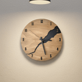 Wooden Wall Clock with Timeless Charm for Modern Spaces-Home Decor > Clocks-casanuva-Numbers-casanuva