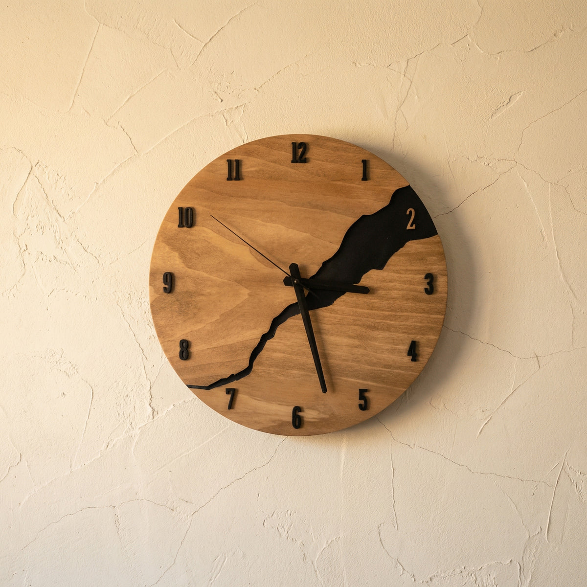 Wooden Wall Clock with Timeless Charm for Modern Spaces-Home Decor > Clocks-casanuva-casanuva