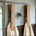 Wooden Wall Hook Set Sculptural Design for Stylish Interiors-Home Decor > Decorative Accessories-casanuva-Walnut-1 Piece-casanuva