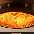 Wooden Wine Barrel Pendant Light 1-Light Fixture-Lighting > Pendant Lights-casanuva-casanuva