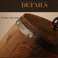 Wooden Wine Barrel Pendant Light 1-Light Fixture-Lighting > Pendant Lights-casanuva-casanuva