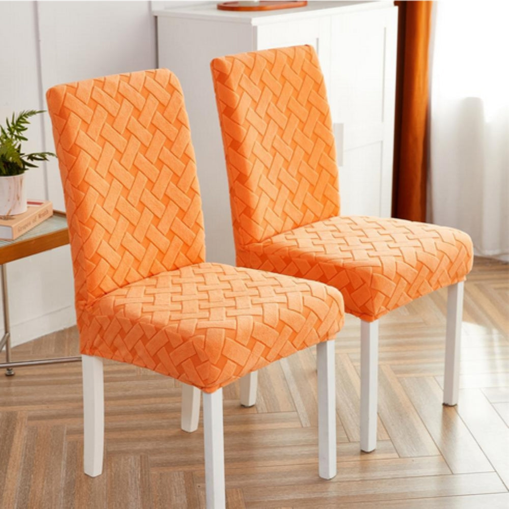 Woven Jacquard Chair Cover Washable Stretch Fabric-Covers & Textiles > Chair Covers-casanuva-casanuva