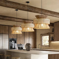 Woven Rattan Wabi-Sabi Pendant Light-Lighting > Pendant Lights-casanuva-casanuva