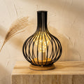 Wrought Iron Table Lamp Rustic Design-Lighting > Table Lamps-casanuva-casanuva