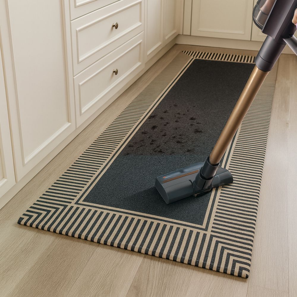 Zebra Stripe Soft Kitchen Runner Mat-Kitchen & Dining > Kitchen Mats-casanuva-casanuva