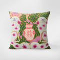 Zebra Tapestry Cushion Cover with Tassels-Covers & Textiles > Cushion Covers-casanuva-Floral Bears-18"x18"-casanuva