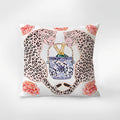 Zebra Tapestry Cushion Cover with Tassels-Covers & Textiles > Cushion Covers-casanuva-Leopard Luxe-18"x18"-casanuva