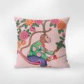Zebra Tapestry Cushion Cover with Tassels-Covers & Textiles > Cushion Covers-casanuva-Swing Monkey-18"x18"-casanuva